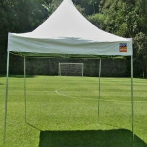 Tendas pantográficas nas medidas 3 x 3 m ou 3 x 4,5 m.