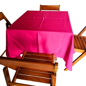 Toalha em Oxford rosa pink quadrada 1,50 m.